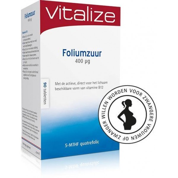 Vitalize Foliumzuur 400 mcg 90 tabletten