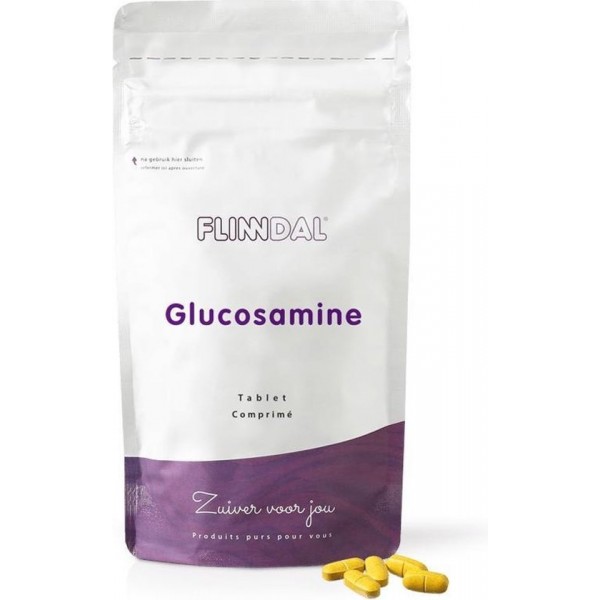 Flinndal Glucosamine 180 tabletten - Mét curcumine, voor de gewrichten - Bezorgd via de brievenbus - 8720211900754