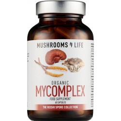 MUSHROOMS4LIFE / REISHI MYCOMPLEX PADDESTOEL BIOLOGISCH – 60 CAPS