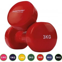 Tunturi Vinyl Dumbells Set 3,0 Kilo