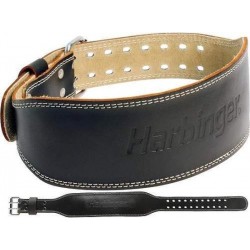 Harbinger - Pro Powerlift Riem - Gewichthefriem Van Leer - M - Zwart