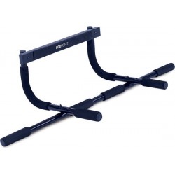 Body & Fit Pull Up Bar - Optrekstang Fitness - Optrekstang Deur - Pull Up Station - Tot 100 Kilogram - Blauw