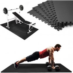 Relaxwonen - Fitness Puzzelmatten Set - 48 Stuks - 240x180x0,9cm - 4,32 m2  Zachte Vloer Mat