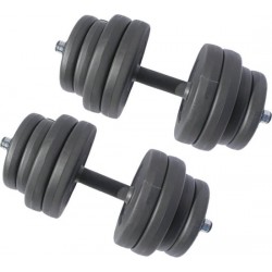 TREND Dumbbellset (2 x 15 kg) | verstelbare dumbell | Halter set | gewichten set 30 kg