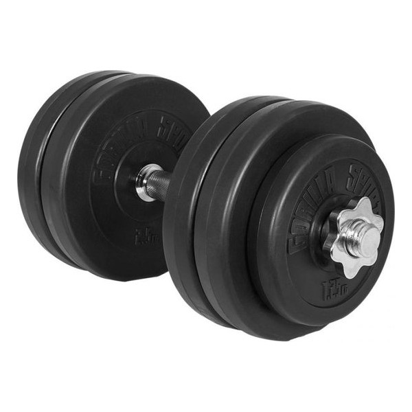 Gorilla Sports Dumbellset 30 kg Kunststof