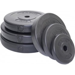 Halterschijf 30 mm Focus Fitness - kunststof - 1 x 1,25 kg