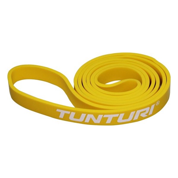 Tunturi - Power Band - Weerstandsband - Fitness Elastiek - Licht - Geel