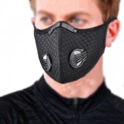 ROFY Prof. N98 Sportmasker - Mondkapje Zwart incl. 1 N98 Filters - Trainingsmasker