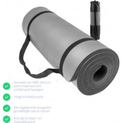 Fitness Mat - Yoga mat - Sportmat - Fitnessmat - Sport Mat Anti slip - Yogamat Met Draagriem en Draagtas - 183x61x1cm