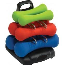 RS Sports Dumbellset - Met Rek - Multi