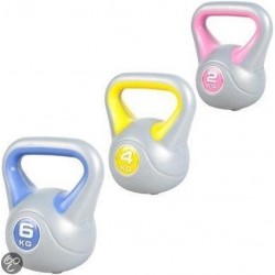 Sportbay Kettlebell - Voordeel Set - 2, 4 en 6 kg - Grijs