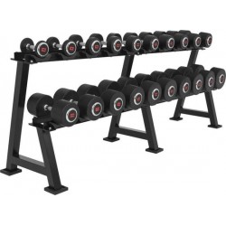 Gorilla Sports Professioneel Dumbell Rack Staal&kunststof-20 dumbells