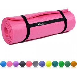 Sens Design Fitnessmat - 185x60 cm - 1,5 cm dik - Roze