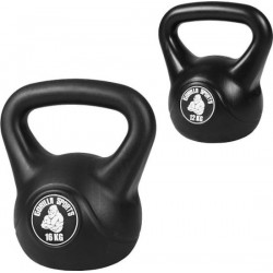 Gorilla Sports Voordeelset Kettlebells kunststof 12 en 16 kg