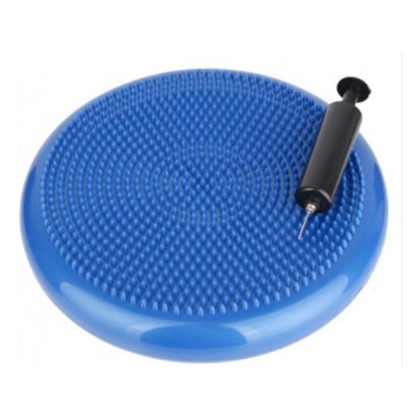 Be Required Air Stepper Pad - Balanskussen - Wiebelkussen - balanstrainer - 33 CM - Blauw - Inclusief Pomp