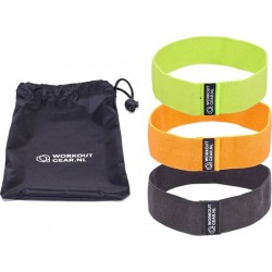 Workout Gear - 3 Weerstandsband Set - 11-16kg - Inclusief handleiding