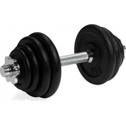 VirtuFit Verstelbare Dumbbell Pro - Halterset - Gewichten - Gietijzer - 15 kg