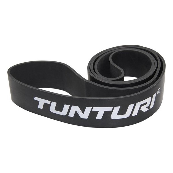 Tunturi - Power Band - Weerstandsband - Fitness Elastiek - Extra Heavy - Zwart