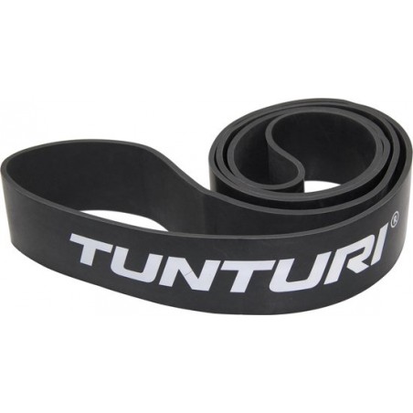 Tunturi - Power Band - Weerstandsband - Fitness Elastiek - Extra Heavy - Zwart