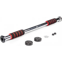 Pull up bar / Optrekstang - Thuis Fitness - Chrome - Verstelbaar 62CM tot 100CM - Draagkracht 100 KG