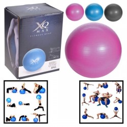 Fitnessbal 55 Cm met pompje - Gymnastiekbal - Yoga bal - Pilates bal - Fitness gym Bal - Yoga zitbal - Yogabal - Gymbal - Rose