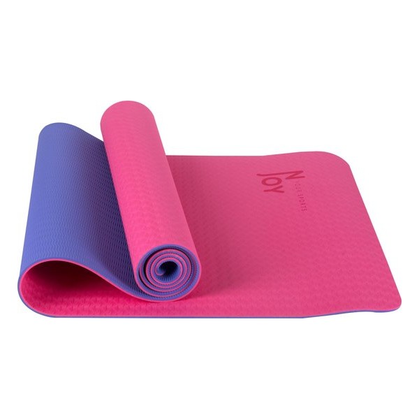 Njoy Your Sports Yoga Mat - Thermoplastisch Rubber - Roze/Paars - 183 x 61 x 0.6 cm