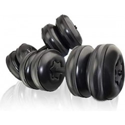 Water Dumbell gewicht - 24 kg - Halters - Halterset - Gewichten set - Gewichten fitness