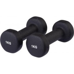 Dumbbells set 2 x 1 kg - Gewichten - Zwart