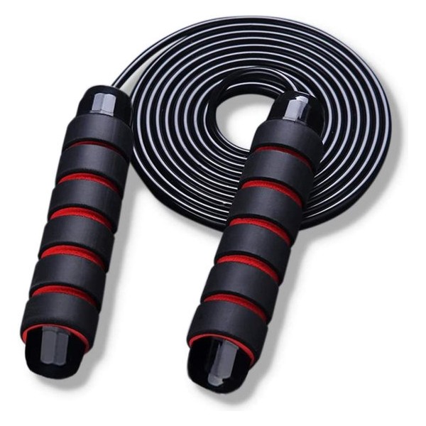 Sport Springtouw voor Fitness - Jump Rope - Afvallen - Resistance Band - Weestandsbanden - Fitness Elastiek - 170 Gram - Rood