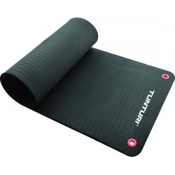 Tunturi Pro Fitnessmat - Oefenmat - 180 cm x 60 cm x 1,5 cm - Zwart