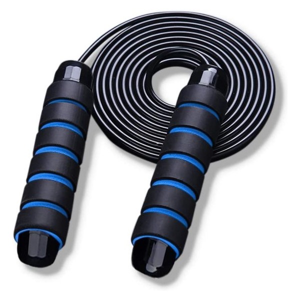 Sport Springtouw voor Fitness - Jump Rope - Afvallen - Resistance Band - Weestandsbanden - Fitness Elastiek - 170 Gram - Blauw