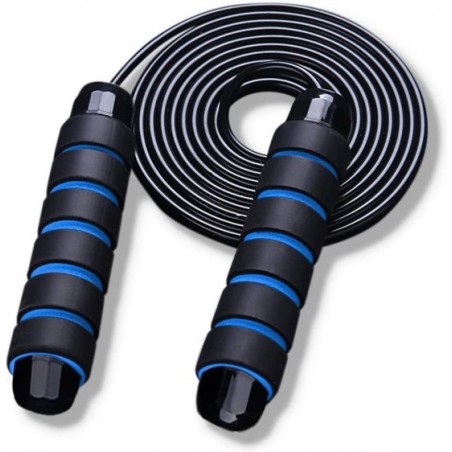 Sport Springtouw voor Fitness - Jump Rope - Afvallen - Resistance Band - Weestandsbanden - Fitness Elastiek - 170 Gram - Blauw