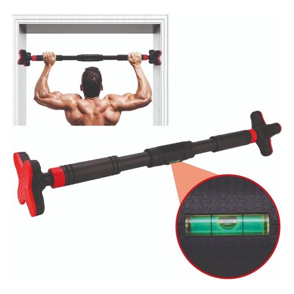 Fitness Pull up Bar Zonder Schroeven - Optrekstang  60 t/m 100 cm - Workout push & Chin up bar -  Max 200 KG krachttraining