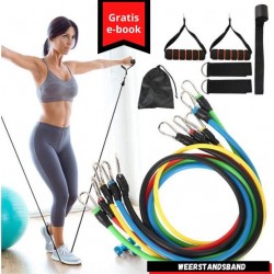 Dr.Oz - Resistance band - Resistance band set - 11 delig - Weerstandsband