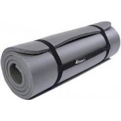 Sens Design - XL Yogamat (1,5 cm dik, extra lang & breed 190x100 cm) ,fitnessmat, pilates, aerobics - Grijs