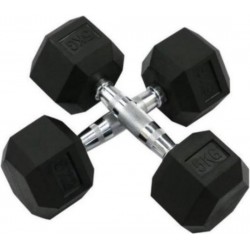 Dumbells - 5kg per stuk - 2 stuks (paar) - Hexagon - 10kg totaal