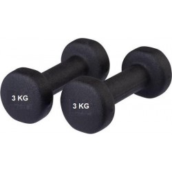 Dumbbells set 2 x 3 kg - Gewichten - Zwart