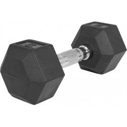 Gorilla Sports Dumbell 8 kg - Gietijzer met rubberen coating