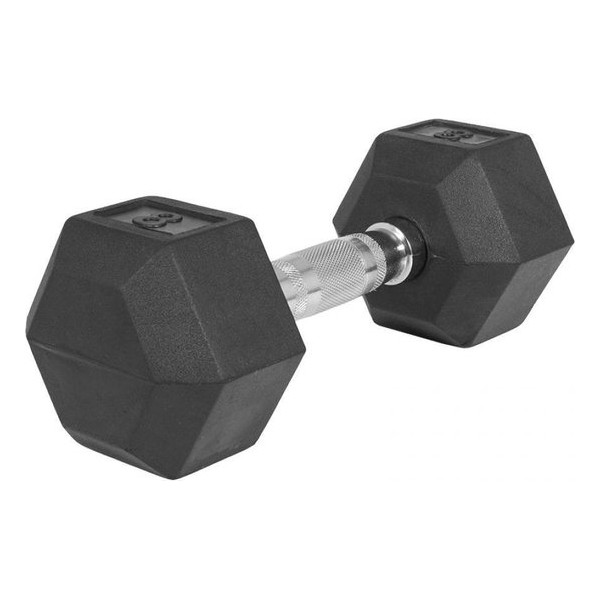 Gorilla Sports Dumbell 8 kg - Gietijzer met rubberen coating