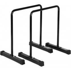 Workout Gear - Parallettes Set - Dip Bars - Laag Model - Zwart