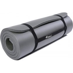 Fitness mat grijs - 1 cm dik