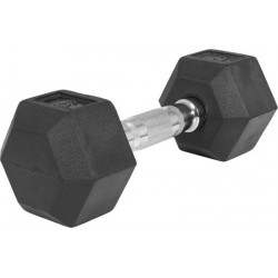 Gorilla Sports Dumbell 6 kg - Gietijzer met rubberen coating