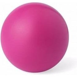 Roze anti stressbal 6 cm