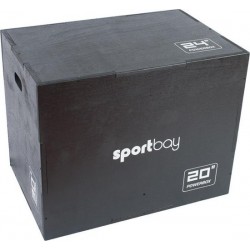 Zwart Plyobox Sportbay® 3-in-1