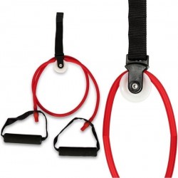 Fitness tube - Medium | Rood | Schoudertrainer | Schouder katrol