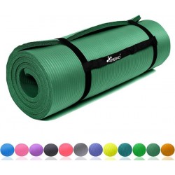 Sens Design Fitnessmat - 185x60 cm - 1,5 cm dik - Groen