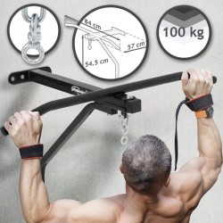 Optrekstang / pullup bar - Max. 100 kg - Incl. bokszak bevestiging