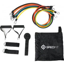 Specifit - Fitness Elastiek Set - Weerstandsbanden - Resistance Bands - 12 stuks