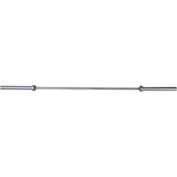 Wej Fitness - Fitness Halterstang - Fitness Barbell 20KG - 50mm Curlstang - Zilver/Chrome