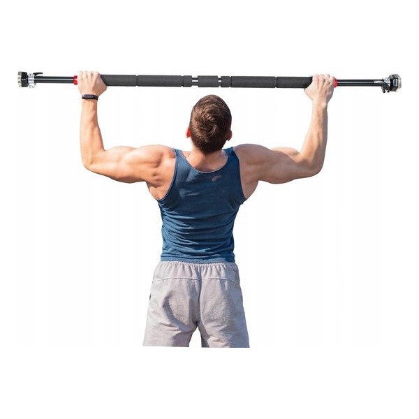 Pull up bar - Chin up bar - Verstelbare optrekstang deurpost - 60 tot 100 cm – Heavy duty - 150 Kg